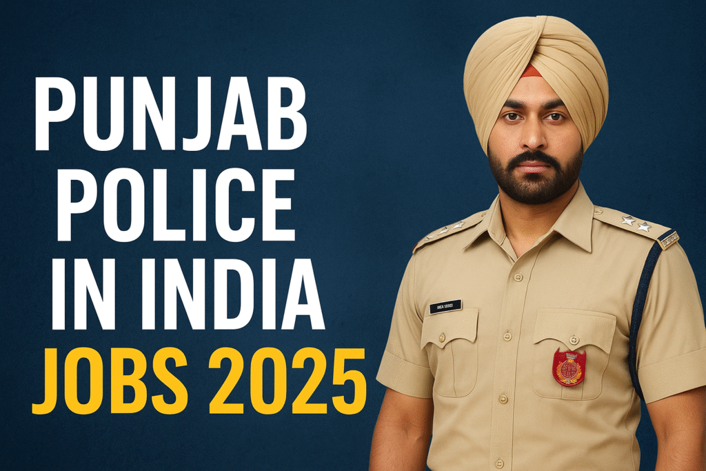 Punjab Police in India Jobs