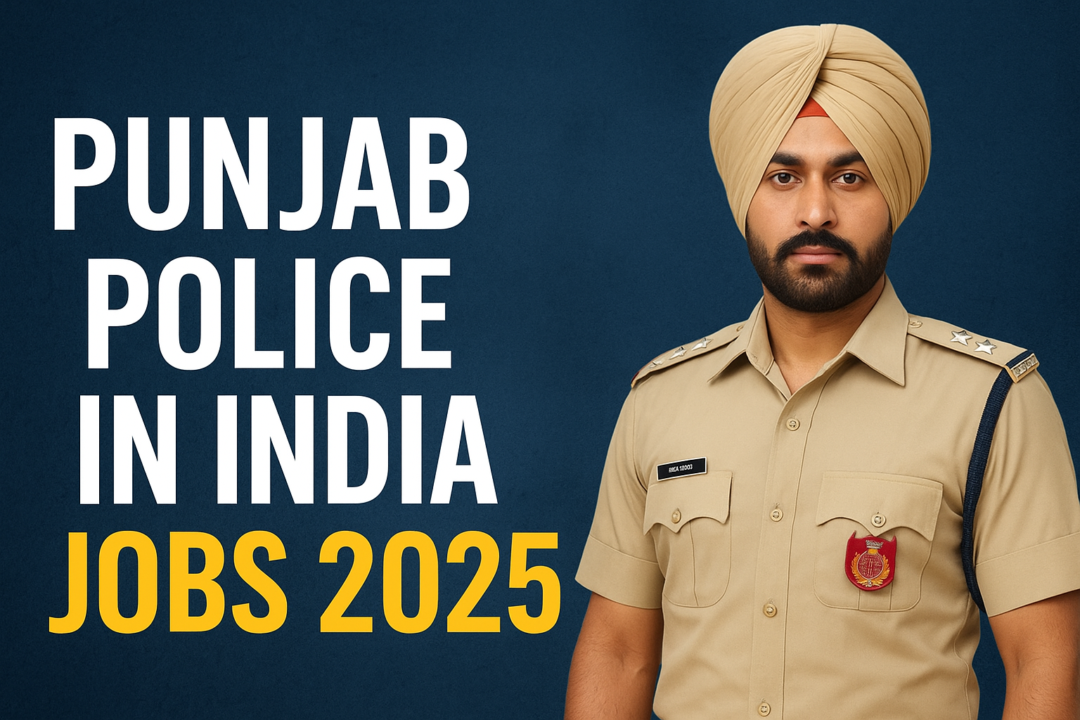 Punjab Police in India Jobs